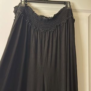 Brand new black super stretch palazzo pants long